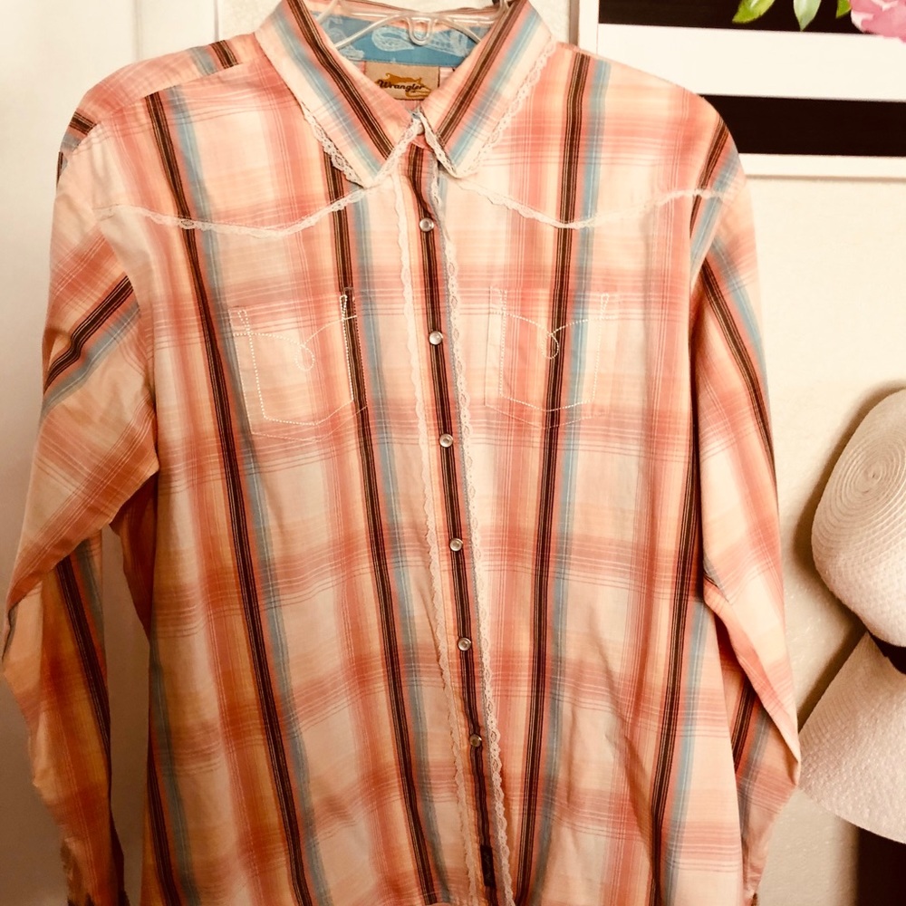 Vintage Women’s Western Blouse XXL Wrangler Bouse